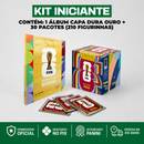 Kit Álbum Capa Dura Ouro + Pacotes de Figurinhas (Escolha a quantidade) - ÚLTIMO DIA DE PROMOÇÃO
