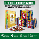 Kit Álbum Capa Dura Ouro + Pacotes de Figurinhas (Escolha a quantidade) - ÚLTIMO DIA DE PROMOÇÃO
