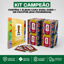 Kit Álbum Capa Dura Ouro + Pacotes de Figurinhas (Escolha a quantidade) - ÚLTIMO DIA DE PROMOÇÃO